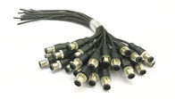 Nad - uformowany zespół złącza okrągłego złącza kabla M12 Długość kabla 100/200 mm