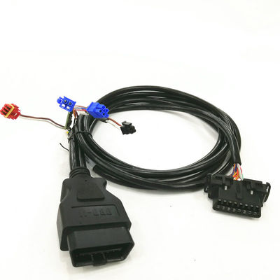 Części samochodowe Kabel złącza Obd2 w kolorze czarnym z certyfikatem Iatf16949