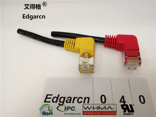 Kabel do transmisji danych 500 mm, kabel sieciowy Cat5 8p / 8c z kątem prostym