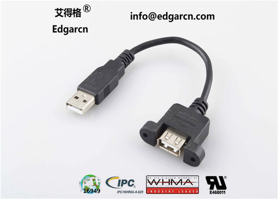 Prosty kabel do transmisji danych Usb typ A żeńskie do męskiego Długość 100 mm