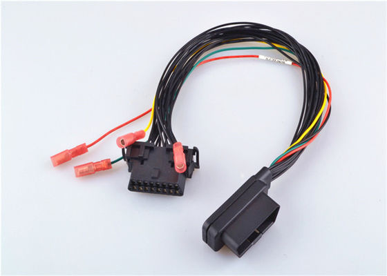 Dostosowany kabel diagnostyczny Obd Ii 16 Pin męski na żeński złącze do zaciskania