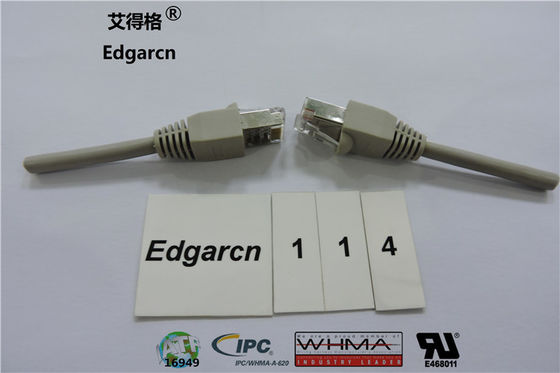 Pvc Material Cat5e Utp Cable Rj45 Plug z niestandardową długością / kolorem