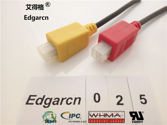 Materiał PCV Molex Micro Fit, niestandardowy rozmiar Overmolded Molex Mini Fit Jr