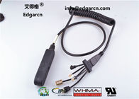 Czarny kabel do transmisji danych Verifone Materiał Pvc z aprobatą Ce 8-0736-80 Vx810
