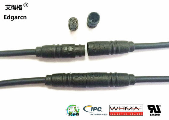 E - Bike Circular Connector Cable Assembly, M6 Custom Molded Cable Components